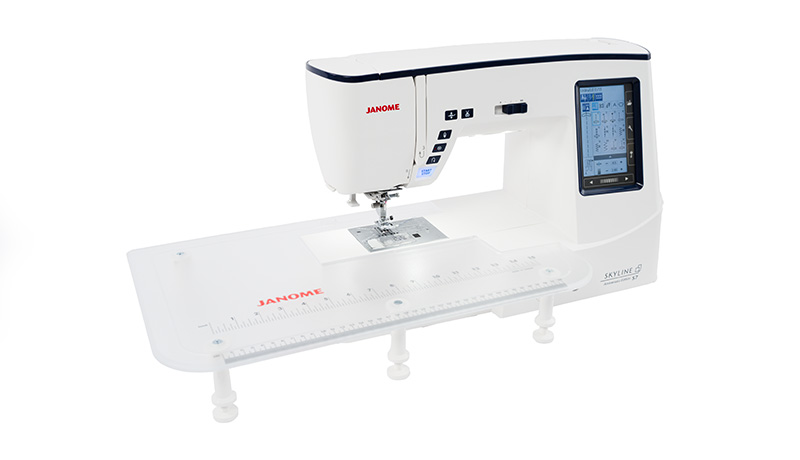 Janome Skyline S7 Extra wide extension table